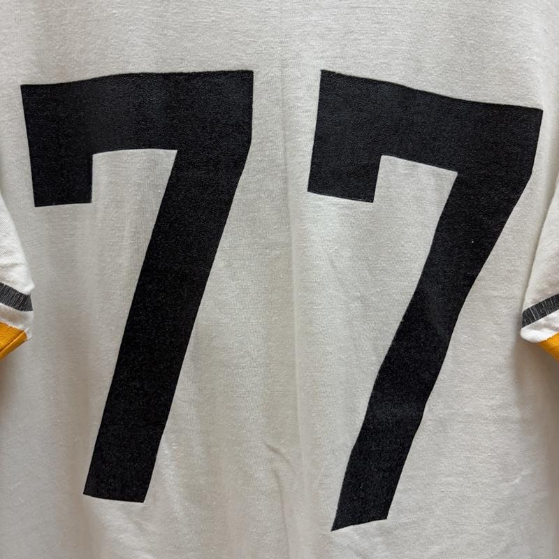 ヴィンテージ VINTAGE Tシャツ 半袖 TECH77 ナンバリング プリント フットボール Tシャツ - メンズ USED 古着 中古 50161591