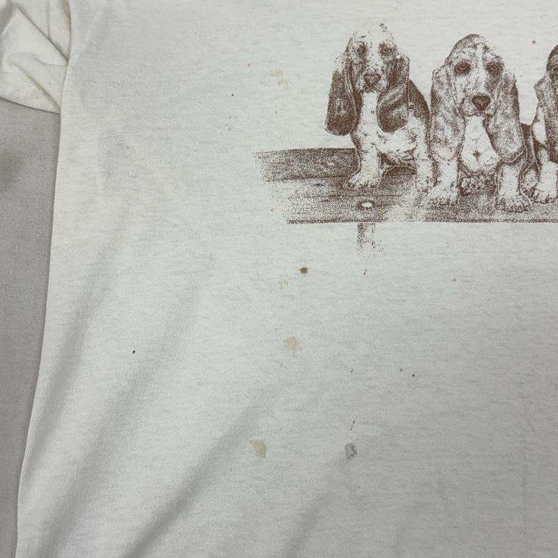 フルーツオブザルーム FRUIT OF THE LOOM Tシャツ 半袖 90年代 ビンテージ USA製 犬 ドッグ プリント Tシャツ 90s VINTAGE XL メンズ USED 古着 中古 50161593
