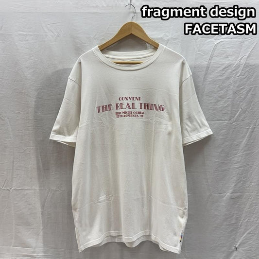 フラグメントデザイン fragment design Tシャツ 半袖 FACETASM ファセッタズム コラボ CONVENI ロゴ プリント Tシャツ XL 白 / ホワイト / white メンズ USED 古着 中古 50161594