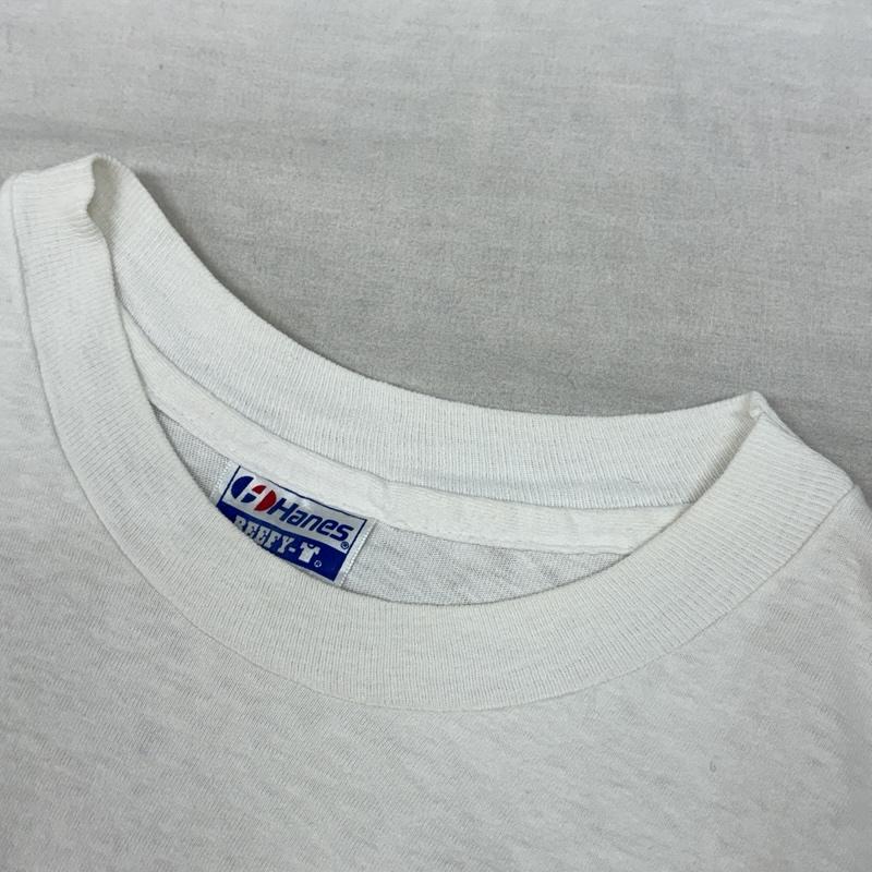 ヘインズ HANES Tシャツ 半袖 Engelbert エンゲルベルト 90年代 ワールドツアー ロゴ バンド Tシャツ バンT 90s VINTAGE L 白 / ホワイト / white メンズ USED 古着 中古 50161595