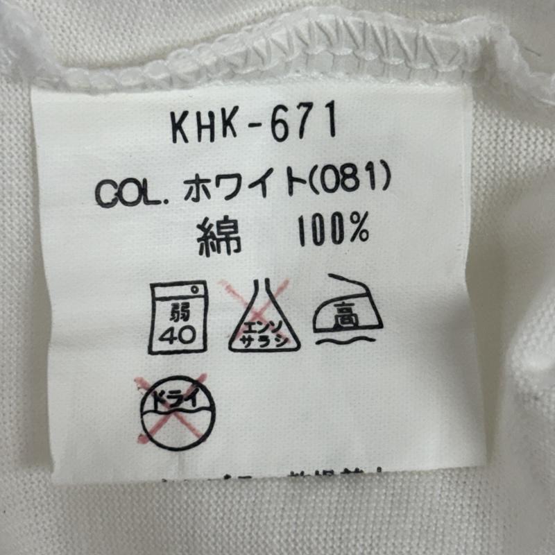 ケンゾージーンズ KENZOJEANS Tシャツ 半袖 バック フラワー ロゴ クルーネック 半袖 Tシャツ FREE 白 / ホワイト / white メンズ USED 古着 中古 50161597