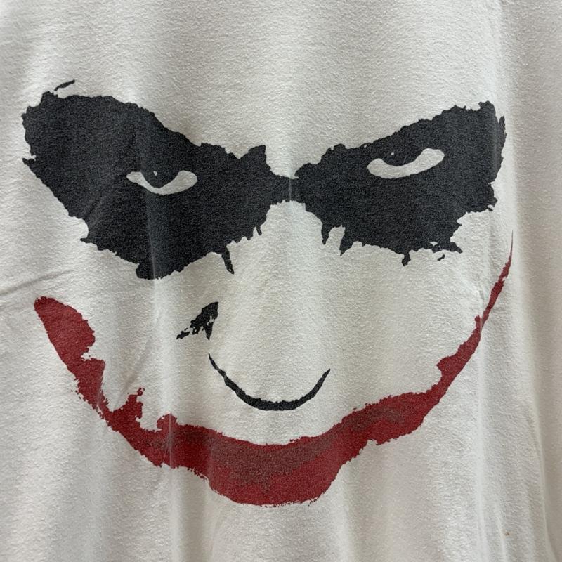 ギルダン GILDAN Tシャツ 半袖 DARK KNIGHT ダークナイト ヒースレジャー ジョーカー アメコミ Tシャツ M 白 / ホワイト / white メンズ USED 古着 中古 50161598