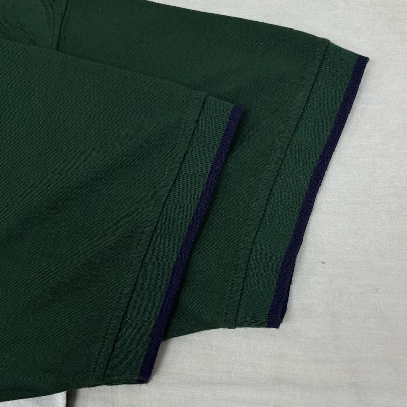 エディーバウアー Eddie Bauer Tシャツ 半袖 90年代 ビンテージ EBTEK パネル切替し Vネック Tシャツ 90s VINTAGE S 緑 / グリーン / green X 白 / ホワイト / white メンズ USED 古着 中古 50161600