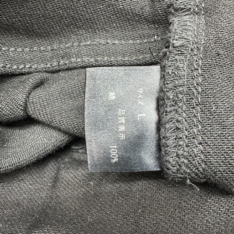 古着 USED パンツ デニム、ジーンズ NO MASS PROD ワックス 加工 ボタンフライ フレア デニム パンツ L 黒 / ブラック / black メンズ USED 古着 中古 50161603