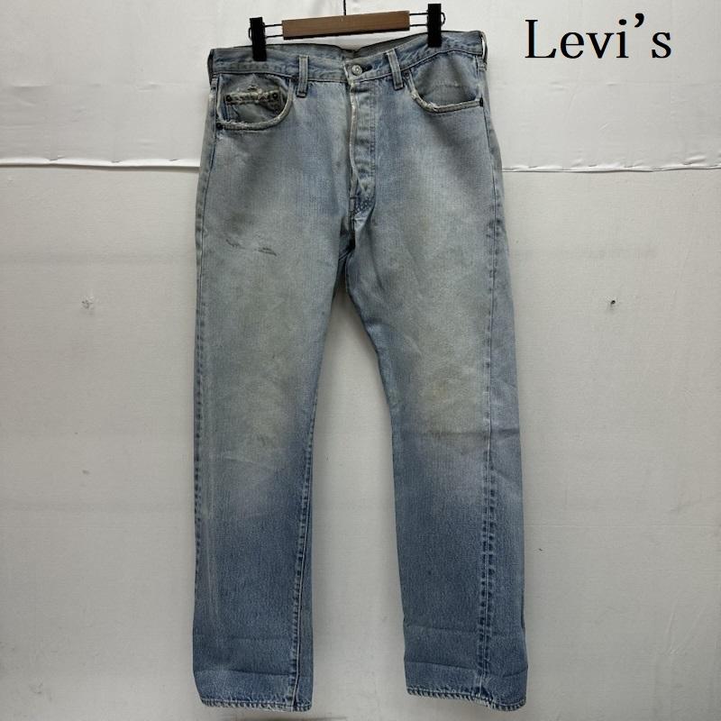リーバイス Levi s パンツ デニム、ジーンズ 80s USA製 501 ボタンフライ デニム パンツ 524 - インディゴ / インディゴ / Indigo メンズ USED 古着 中古 50161605