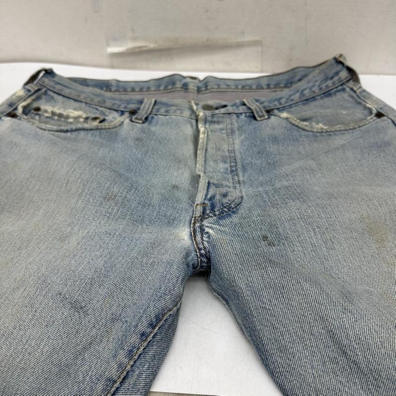リーバイス Levi s パンツ デニム、ジーンズ 80s USA製 501 ボタンフライ デニム パンツ 524 - インディゴ / インディゴ / Indigo メンズ USED 古着 中古 50161605
