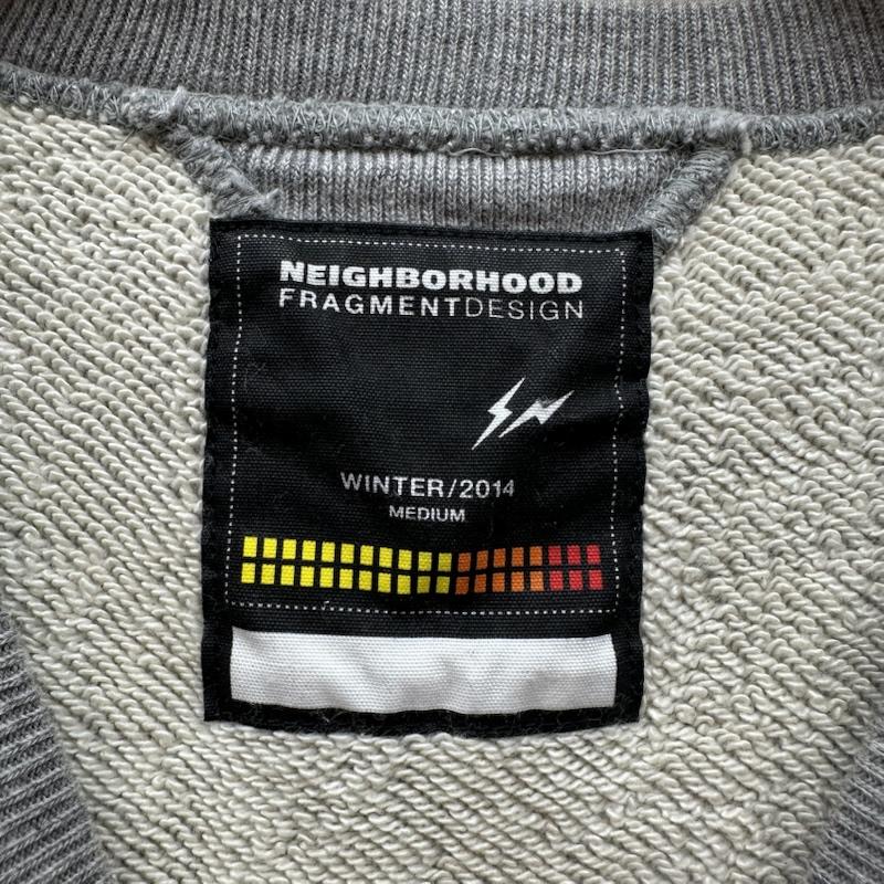 ネイバーフッド NEIGHBORHOOD トレーナー 長袖 FRAGMENT DESIGN スカル プリント スウェット 142MBFRN-CSM02S M 灰 / グレー / gray メンズ USED 古着 中古 50161607