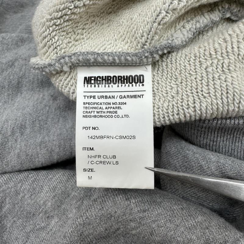 ネイバーフッド NEIGHBORHOOD トレーナー 長袖 FRAGMENT DESIGN スカル プリント スウェット 142MBFRN-CSM02S M 灰 / グレー / gray メンズ USED 古着 中古 50161607