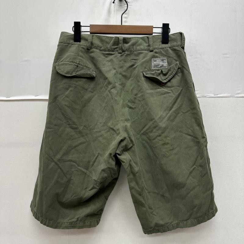 ステューシー STUSSY パンツ ショートパンツ 90s 紺タグ ワーク チノ ハーフ パンツ 32インチ カーキオリーブ / カーキオリーブ / メンズ USED 古着 中古 50161608