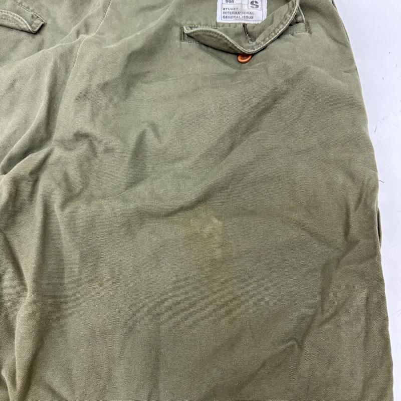 ステューシー STUSSY パンツ ショートパンツ 90s 紺タグ ワーク チノ ハーフ パンツ 32インチ カーキオリーブ / カーキオリーブ / メンズ USED 古着 中古 50161608