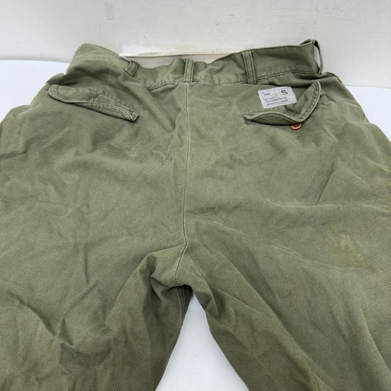 ステューシー STUSSY パンツ ショートパンツ 90s 紺タグ ワーク チノ ハーフ パンツ 32インチ カーキオリーブ / カーキオリーブ / メンズ USED 古着 中古 50161608