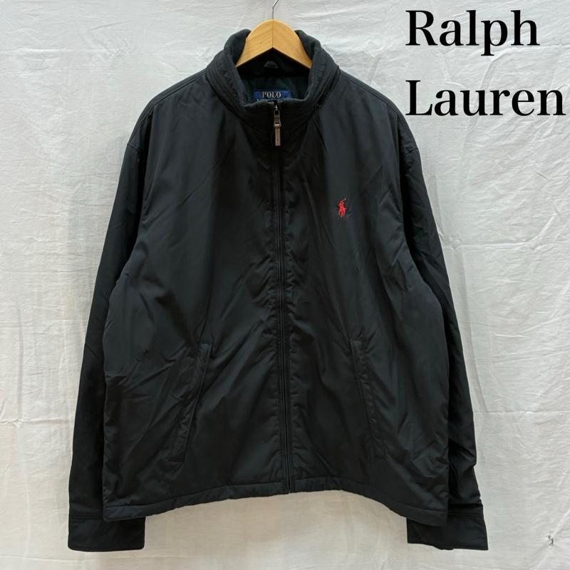 ポロラルフローレン POLO RALPH LAUREN ジャケット、上着 ジャンパー、ブルゾン 2WAY 収納 フード 中綿 ジップアップ ナイロン ジャケット ブルゾン 裏フリース ポニー 刺繍 XL メンズ USED 古着 中古 50161610