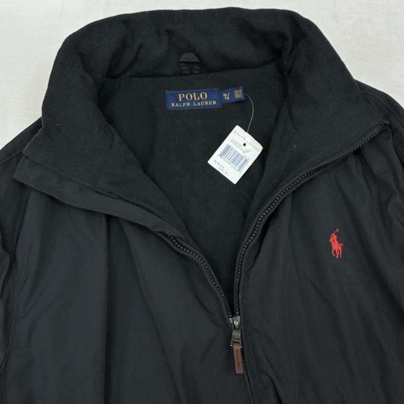 ポロラルフローレン POLO RALPH LAUREN ジャケット、上着 ジャンパー、ブルゾン 2WAY 収納 フード 中綿 ジップアップ ナイロン ジャケット ブルゾン 裏フリース ポニー 刺繍 XL メンズ USED 古着 中古 50161610
