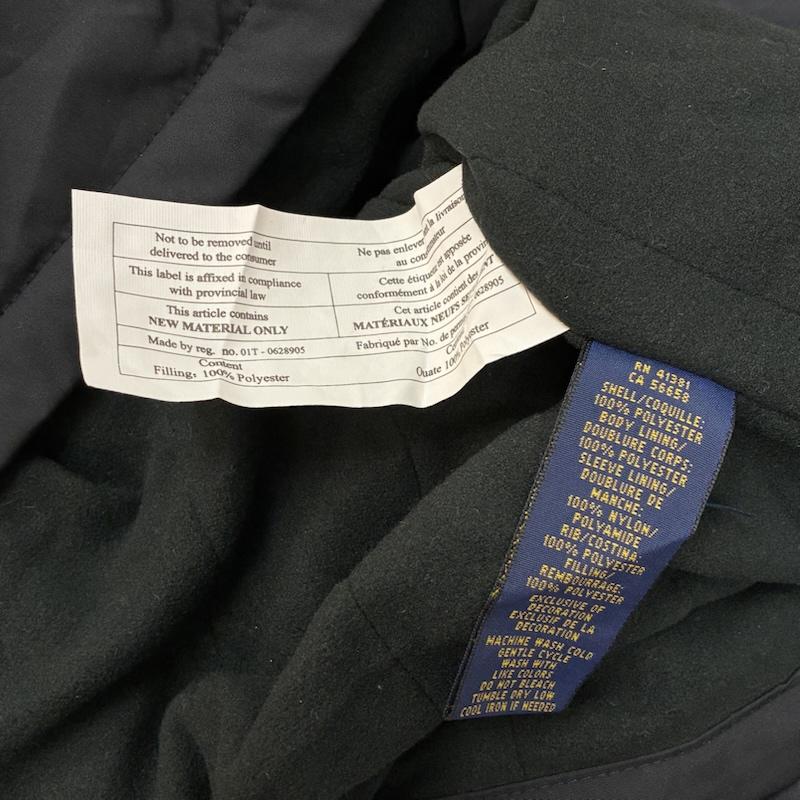 ポロラルフローレン POLO RALPH LAUREN ジャケット、上着 ジャンパー、ブルゾン 2WAY 収納 フード 中綿 ジップアップ ナイロン ジャケット ブルゾン 裏フリース ポニー 刺繍 XL メンズ USED 古着 中古 50161617