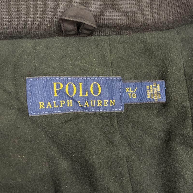 ポロラルフローレン POLO RALPH LAUREN ジャケット、上着 ジャンパー、ブルゾン 2WAY 収納 フード 中綿 ジップアップ ナイロン ジャケット ブルゾン 裏フリース ポニー 刺繍 XL メンズ USED 古着 中古 50161618