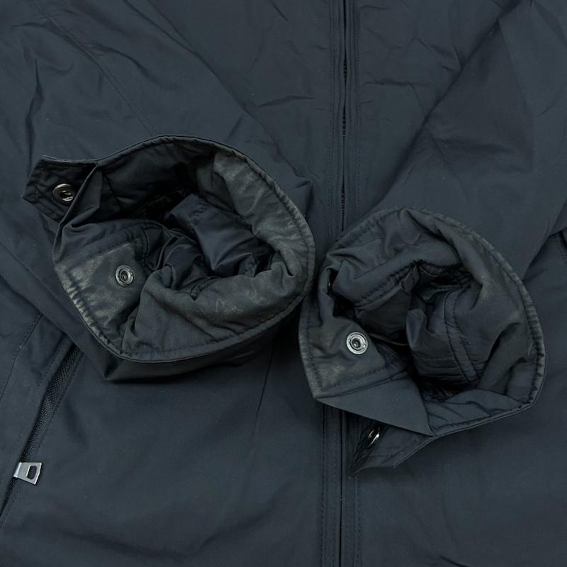 ポロラルフローレン POLO RALPH LAUREN ジャケット、上着 ジャンパー、ブルゾン 2WAY 収納 フード 中綿 ジップアップ ナイロン ジャケット ブルゾン 裏フリース ポニー 刺繍 XL メンズ USED 古着 中古 50161618