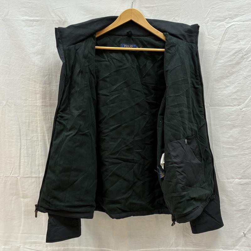 ポロラルフローレン POLO RALPH LAUREN ジャケット、上着 ジャンパー、ブルゾン 2WAY 収納 フード 中綿 ジップアップ ナイロン ジャケット ブルゾン 裏フリース ポニー 刺繍 XL メンズ USED 古着 中古 50161618