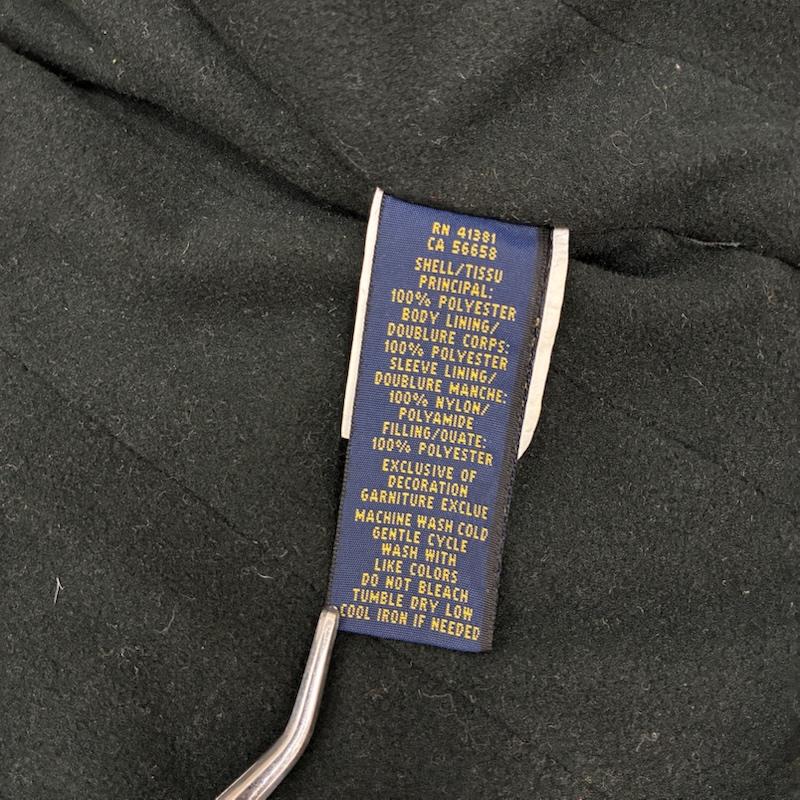 ポロラルフローレン POLO RALPH LAUREN ジャケット、上着 ジャンパー、ブルゾン 2WAY 収納 フード 中綿 ジップアップ ナイロン ジャケット ブルゾン 裏フリース ポニー 刺繍 L メンズ USED 古着 中古 50161619