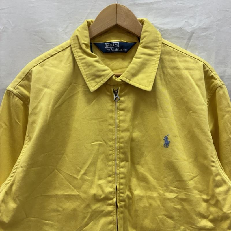 ポロバイラルフローレン Polo by RALPH LAUREN ジャケット、上着 ジャンパー、ブルゾン ポニー 刺繍 コットン ジップアップ ブルゾン スイングトップ L メンズ USED 古着 中古 50161621