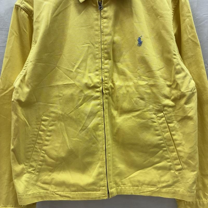 ポロバイラルフローレン Polo by RALPH LAUREN ジャケット、上着 ジャンパー、ブルゾン ポニー 刺繍 コットン ジップアップ ブルゾン スイングトップ L メンズ USED 古着 中古 50161621