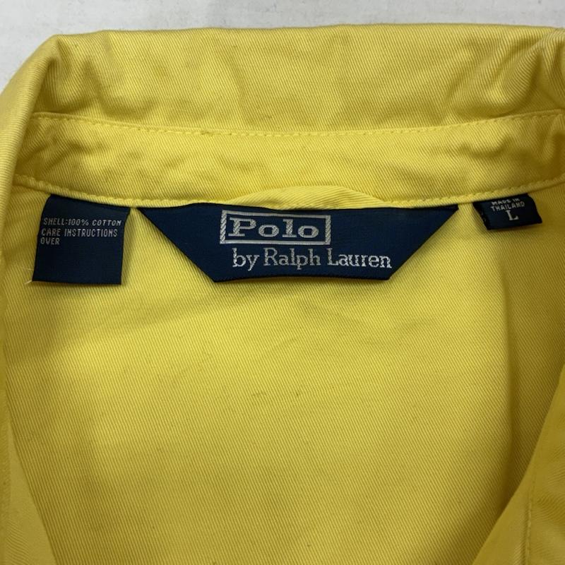 ポロバイラルフローレン Polo by RALPH LAUREN ジャケット、上着 ジャンパー、ブルゾン ポニー 刺繍 コットン ジップアップ ブルゾン スイングトップ L メンズ USED 古着 中古 50161621