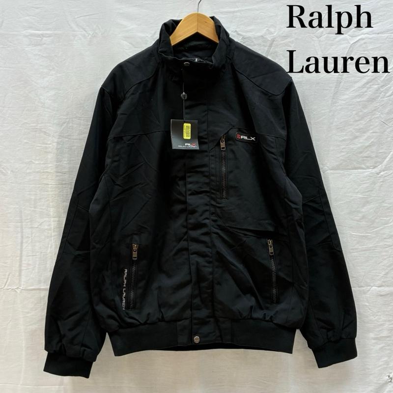ラルフローレン RALPHLAUREN ジャケット、上着 ジャンパー、ブルゾン RLX 裏メッシュ スタンドカラー ナイロン ジャケット ジップアップ ブルゾン L メンズ USED 古着 中古 50161623