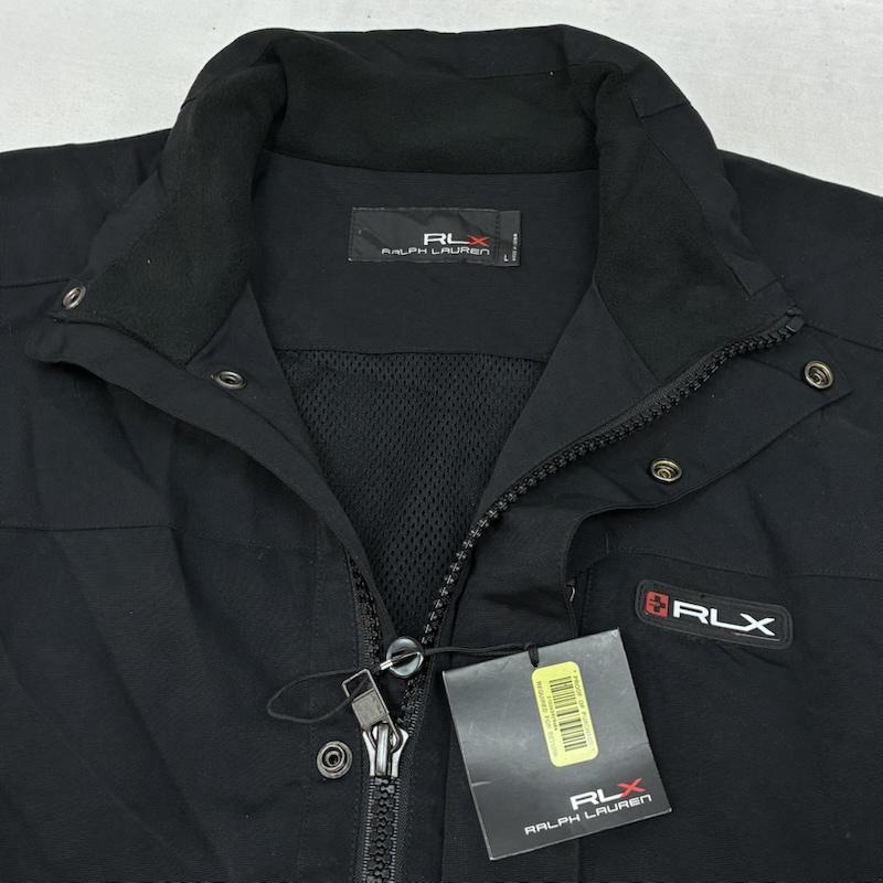 ラルフローレン RALPHLAUREN ジャケット、上着 ジャンパー、ブルゾン RLX 裏メッシュ スタンドカラー ナイロン ジャケット ジップアップ ブルゾン L メンズ USED 古着 中古 50161623