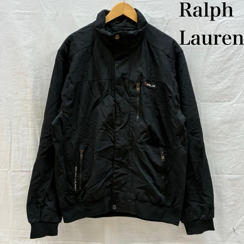 ラルフローレン RALPHLAUREN ジャケット、上着 ジャンパー、ブルゾン RLX 裏メッシュ スタンドカラー ナイロン ジャケット ジップアップ ブルゾン XL メンズ USED 古着 中古 50161624
