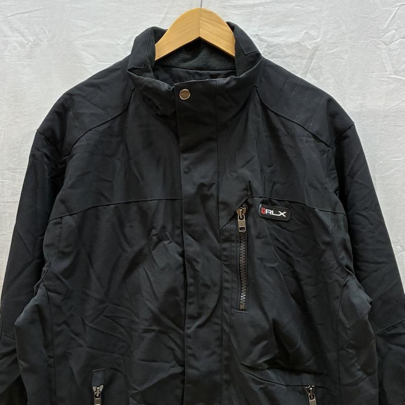 ラルフローレン RALPHLAUREN ジャケット、上着 ジャンパー、ブルゾン RLX 裏メッシュ スタンドカラー ナイロン ジャケット ジップアップ ブルゾン XL メンズ USED 古着 中古 50161624