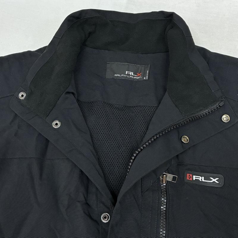 ラルフローレン RALPHLAUREN ジャケット、上着 ジャンパー、ブルゾン RLX 裏メッシュ スタンドカラー ナイロン ジャケット ジップアップ ブルゾン XL メンズ USED 古着 中古 50161624