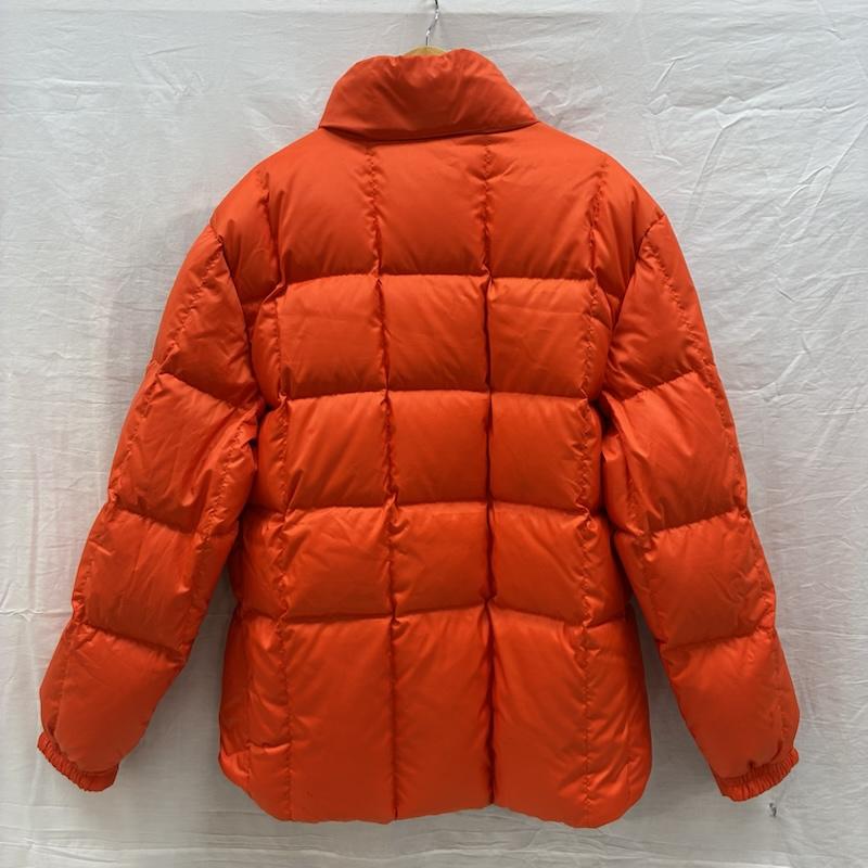 ラルフローレン RALPHLAUREN ジャケット、上着 ダウンジャケット ラバー ロゴ スタンドカラー ジップアップ ダウンジャケット 2WAY 収納 フード L メンズ USED 古着 中古 50161625