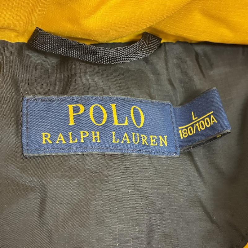 ポロラルフローレン POLO RALPH LAUREN ジャケット、上着 ダウンジャケット ポニー 刺繍 スタンドカラー ジップアップ ダウンジャケット RL/250 L メンズ USED 古着 中古 50161628