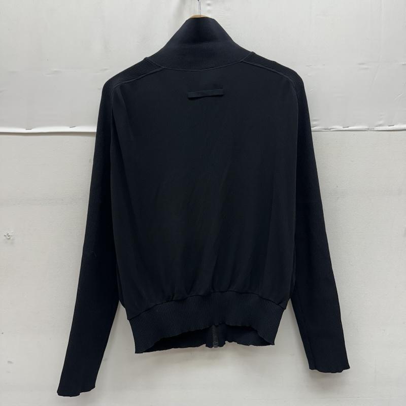 ジャンポールゴルチエ Jean Paul Gaultier ジャケット、上着 ジャンパー、ブルゾン CLASSIQUE ハイネック ジップ シアー パワーネット ニット トラック ジャケット 48 黒 / ブラック / black レディース USED 古着 中古 50161633