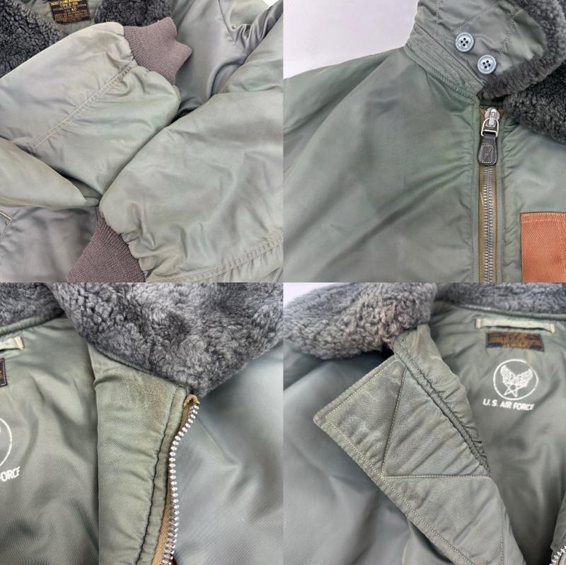 バズリクソンズ Buzz Rickson s ジャケット、上着 フライトジャケット 90s B-15D 初期 M品番 フライト ジャケット M13661 M13662 40 カーキオリーブ / カーキオリーブ / メンズ USED 古着 中古 50161635