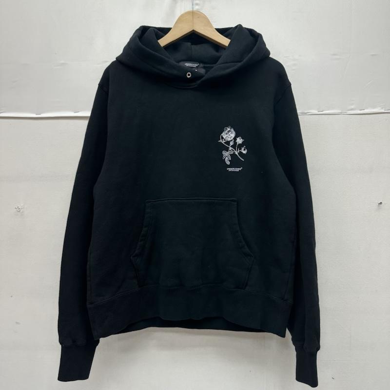 アンダーカバー UNDERCOVER パーカー 長袖 RITA U ロゴ 薔薇 プリント パーカー 19FW UR-04 1 黒 / ブラック / black メンズ USED 古着 中古 50161636