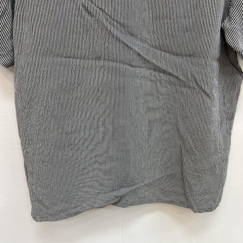 古着 USED シャツ、ブラウス 半袖 COUNTER ACTION ヒッコリー ストライプ 開襟シャツ ロカビリー M 紺 / ネイビー / navy メンズ USED 古着 中古 50161643