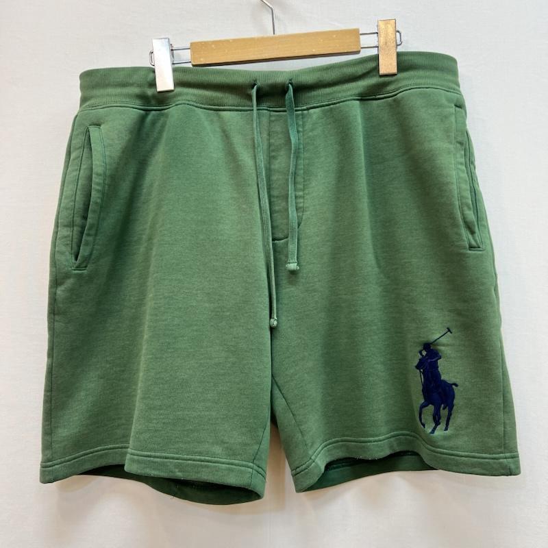 ポロラルフローレン POLO RALPH LAUREN パンツ ショートパンツ ビッグポニー スウェット ショートパンツ L 緑 / グリーン / green メンズ USED 古着 中古 50161649