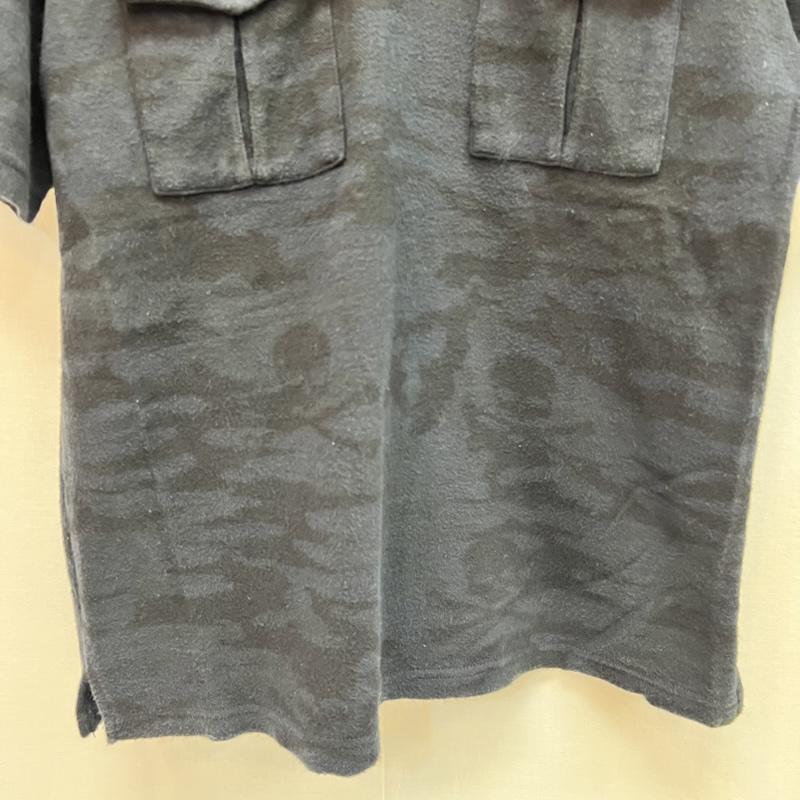 ヴァンソン VANSON ポロシャツ 半袖 スカル カモフラ ポロシャツ L メンズ USED 古着 中古 50161650