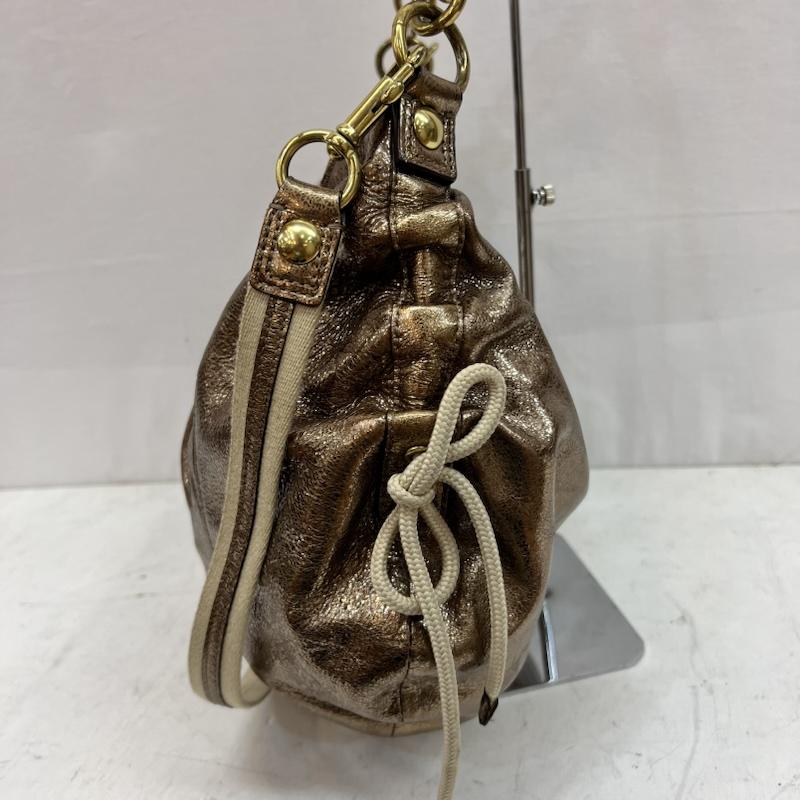 コーチ COACH ショルダーバッグ ショルダーバッグ Poppy ポピー 2way ショルダー y2k メタリックブロンズ - レディース USED 古着 中古 50161659