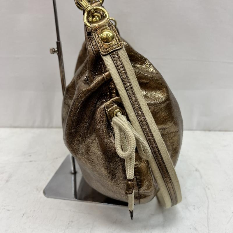 コーチ COACH ショルダーバッグ ショルダーバッグ Poppy ポピー 2way ショルダー y2k メタリックブロンズ - レディース USED 古着 中古 50161659