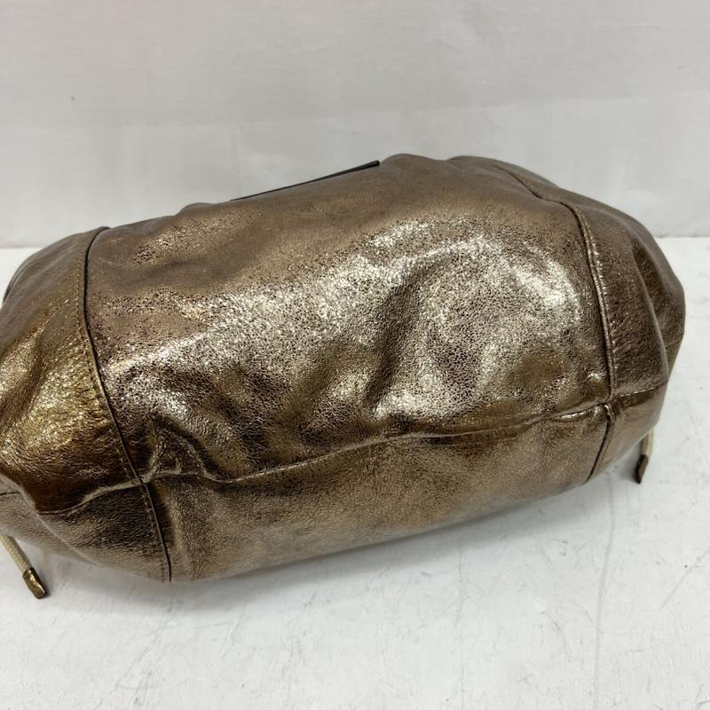 コーチ COACH ショルダーバッグ ショルダーバッグ Poppy ポピー 2way ショルダー y2k メタリックブロンズ - レディース USED 古着 中古 50161659