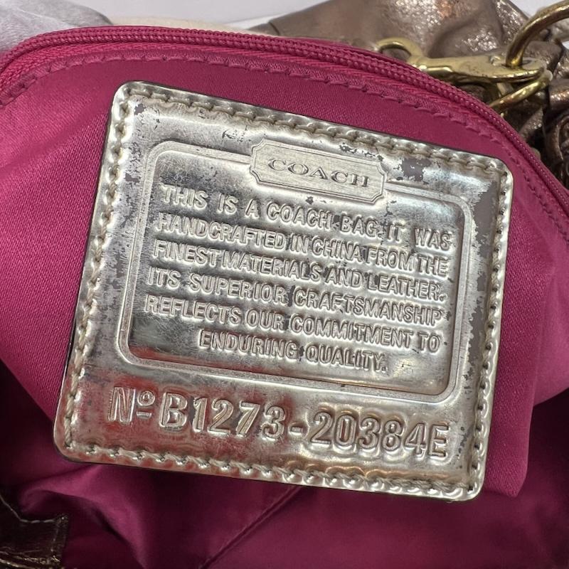 コーチ COACH ショルダーバッグ ショルダーバッグ Poppy ポピー 2way ショルダー y2k メタリックブロンズ - レディース USED 古着 中古 50161659
