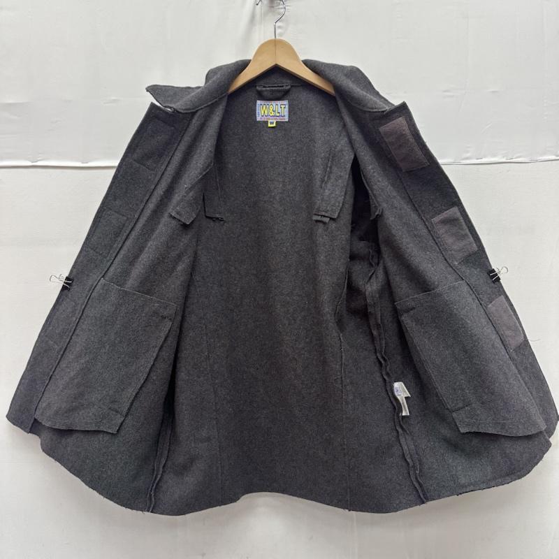ウォルト W&LT ジャケット、上着 ジャンパー、ブルゾン 90s イタリア製 Walter Van Beirendonck ジップ デザイン ウール ハーフ コート L 灰 / グレー / gray メンズ USED 古着 中古 50161663
