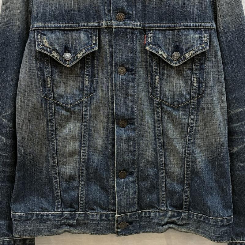 リーバイス Levi s ジャケット、上着 ジャンパー、ブルゾン 00s 06年 70599 デニムジャケット ジージャン ヴィンテージ加工 M メンズ USED 古着 中古 50161680