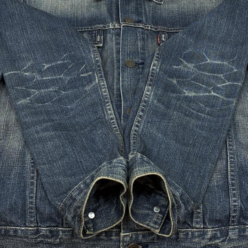 リーバイス Levi s ジャケット、上着 ジャンパー、ブルゾン 00s 06年 70599 デニムジャケット ジージャン ヴィンテージ加工 M メンズ USED 古着 中古 50161680