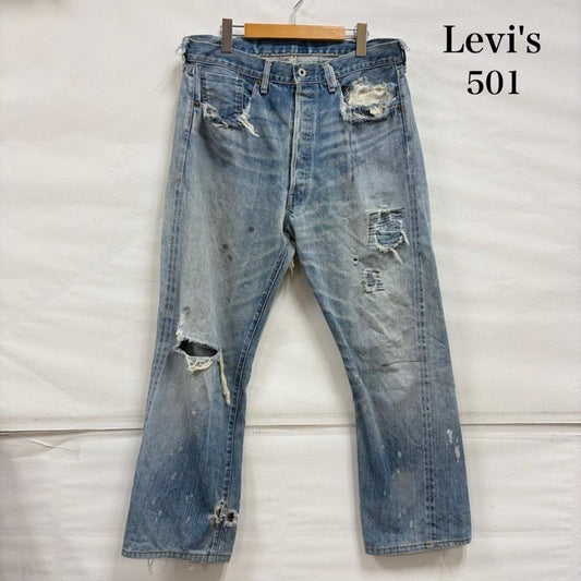 リーバイス Levi s パンツ デニム、ジーンズ 501 大戦モデル ヴィンテージ セルビッチ 赤耳 日本製 BIGE J22 J15970 36インチ メンズ USED 古着 中古 50161683