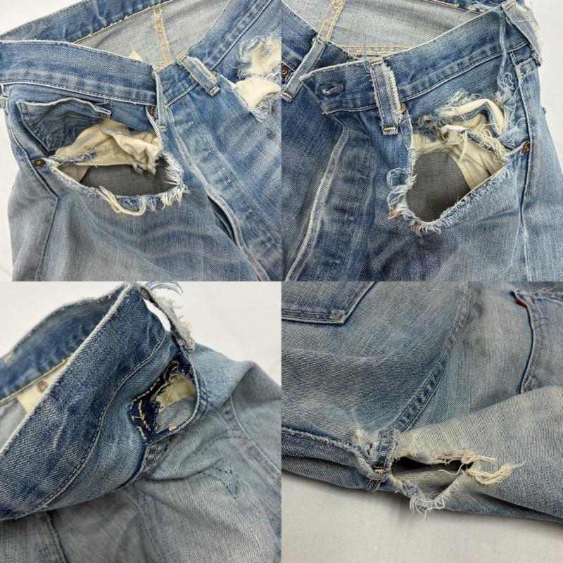 リーバイス Levi s パンツ デニム、ジーンズ 501 大戦モデル ヴィンテージ セルビッチ 赤耳 日本製 BIGE J22 J15970 36インチ メンズ USED 古着 中古 50161683
