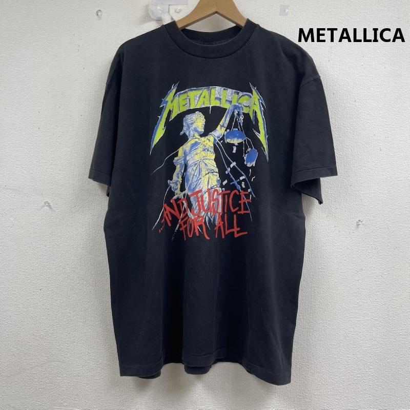 古着 USED Tシャツ 半袖 METALLICA And Justice for All プリント バンド Tシャツ XL 黒 / ブラック / black メンズ USED 古着 中古 50161689
