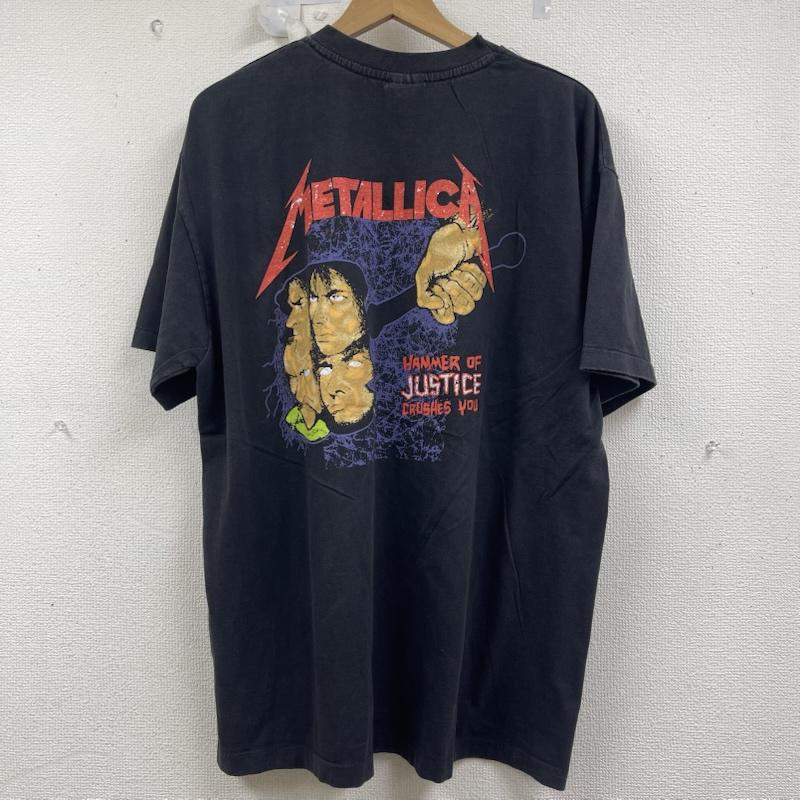 古着 USED Tシャツ 半袖 METALLICA And Justice for All プリント バンド Tシャツ XL 黒 / ブラック / black メンズ USED 古着 中古 50161689