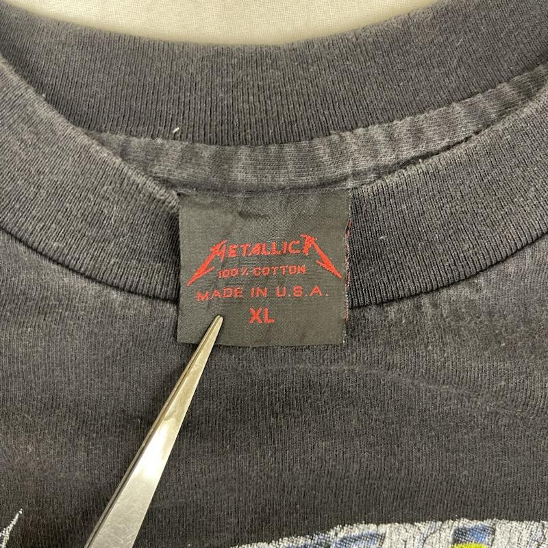 古着 USED Tシャツ 半袖 METALLICA And Justice for All プリント バンド Tシャツ XL 黒 / ブラック / black メンズ USED 古着 中古 50161689
